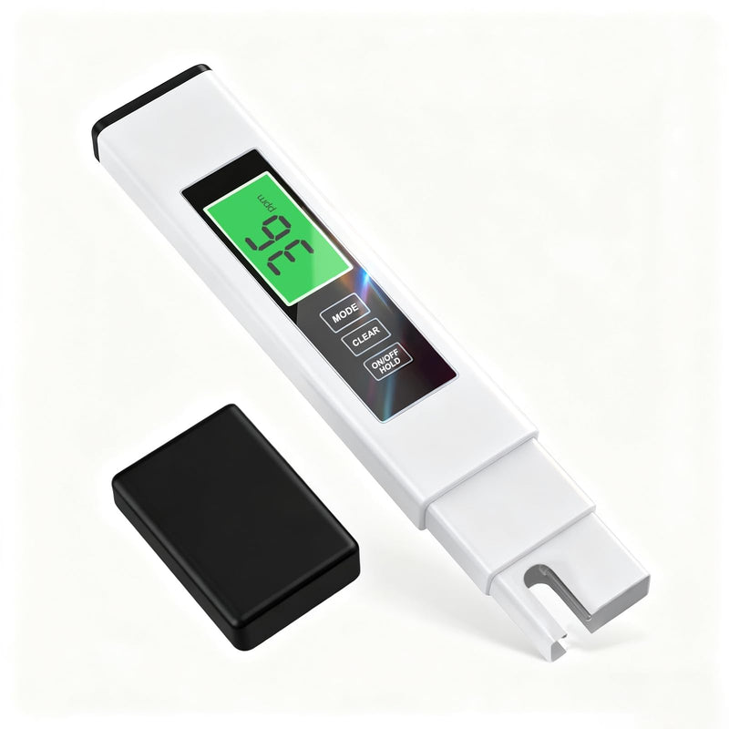 [Australia - AusPower] - Digital TDS Meter for Drinking Water, 2025 New Water Tester 4 in 1 TDS, EC & Temperature Meter, Accurate & Reliable 0–9990 PPM Meter, Ideal for Aquariums, Swimming Pool, RO/DI System, Hydroponics 