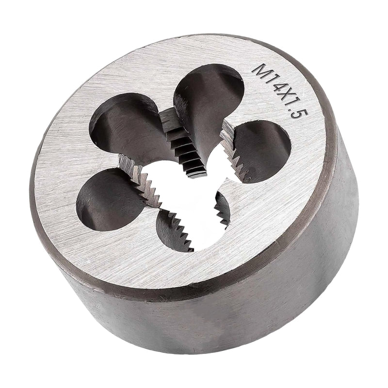 M14 x 1.5mm Round Fine Thread Die | Left Hand Thread Alloy Steel Round Die for Thread Forming Machining Repair Screw Cutting Tool M14x1.5mm(Left hand)