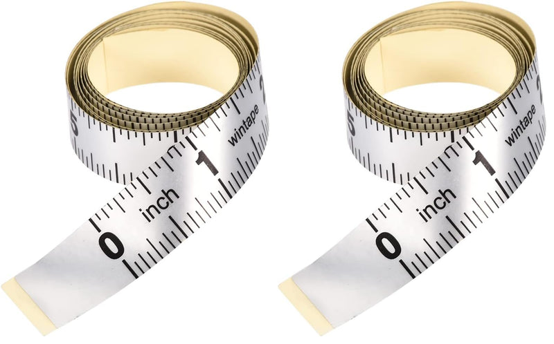uxcell Self-Adhesive Measuring Tape with Fractions 40 Inches Workbench Ruler, Left to Right Sticky Measure Tape for Woodworking, Saw, Drafting Table (Pack of 2) 40" (Pack of 2)