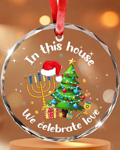 Hanukkah Gifts for Women Men, Hanukkah Christmas Tree Ornaments 2026 Hanukkah Ornaments