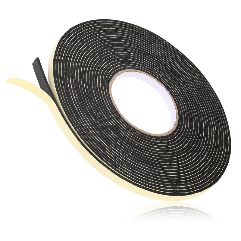 High-Density EVA Foam Speaker Gasket Tape, 3mm Thick, 10mm Wide, 33Ft Long, Soundproofing & Waterproofing Automotive Insulation