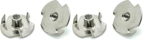 BCP Fasteners 50 Pack #10-24 x 9/32" Stainless Steel Three Prong Tee Nuts (BCP1021)