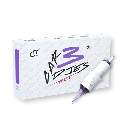 CM Supply PMU & Tattoo Needles 20 Pieces - 30/01RLLT-HARD Cartridge Needles - Harder Membrane - Compatible with Tattoo Machines & Pens - 316L Surgical Steel - For Permanent Makeup & Tattoo