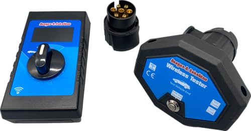 Berger & Schröter Wireless Tester for Vehicle Trailer Socket, LED Tester, CAN Bus Function, Remote Control, Wireless Tester