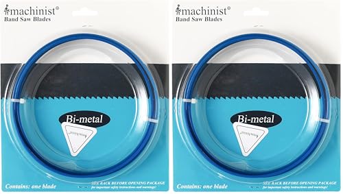 Imachinist S641214 64-inch M42 bi-metal bandsaw blades, 14 TPI, 1/2-inch wide, pack of 2