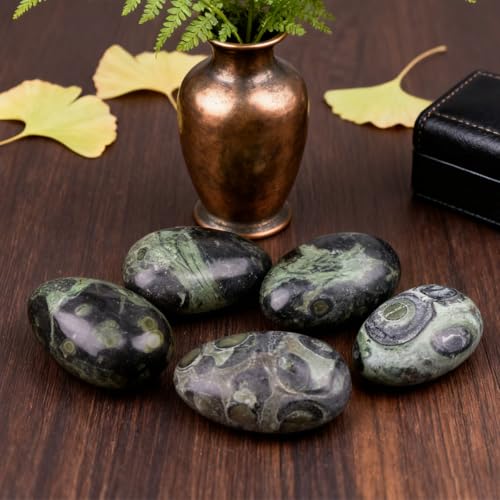 1pc Natural Multi-Material Uni Egg - Anxiety Relief Meditation Reiki Balancing Easter Decor, Crystal- for Jewelry Making, Home Decor, Spiritual Practices, Unique Design, Natural Stone Bead 04