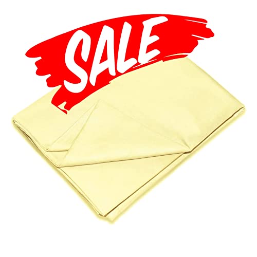 YEMYHOM 100% Cotton Weighted Blanket Cover 60"x80", Soft Removable Duvet Cover for Heavy Blanket, Machine Washable（Yellow） 60''x80''Duvet Cover Yellow