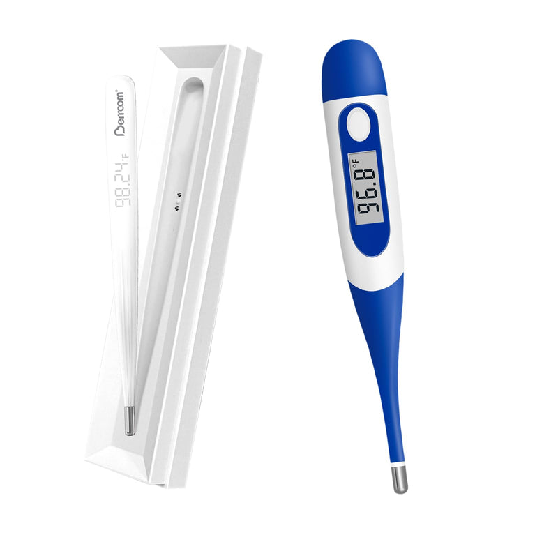 [Australia - AusPower] - [Value Bundle] Berrcom Rechargeable Digital Thermometer AET-F372 & Berrcom Digital Thermometers for Adults and Kids DT008 