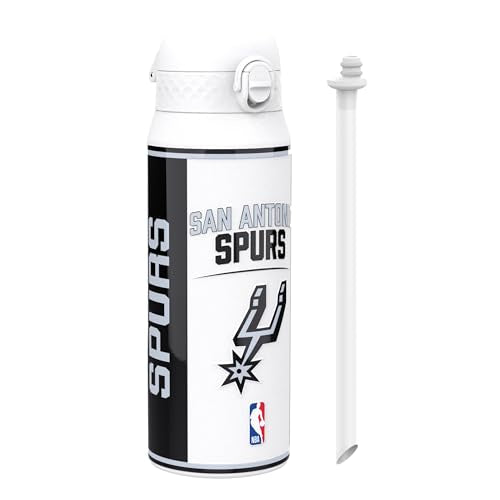 Ion8 NBA Minnesota Timberwolves Game Day Insulated Bottle, 750ml/24oz (San Antonio Spurs, Insulated Steel, Game Day Series) San Antonio Spurs