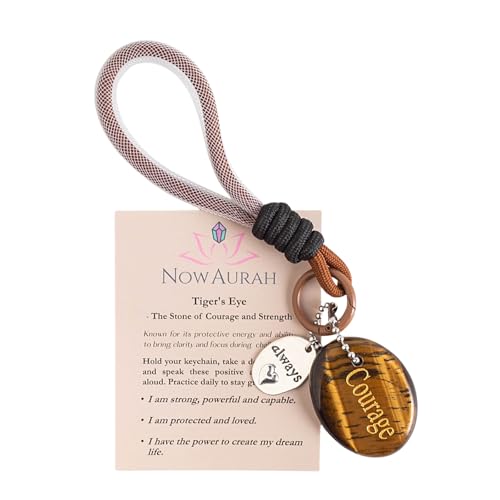 Tiger’s Eye Worry Stone for Courage & Anxiety Relief