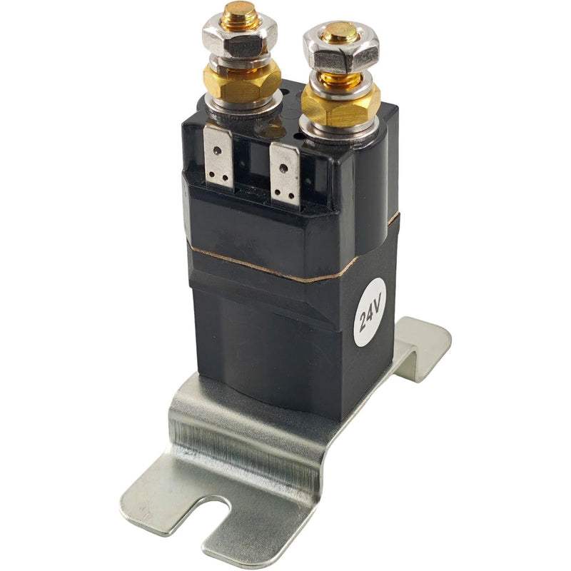 [Australia - AusPower] - Compact Contactor SU60-2506P 24 VDC 100A Continuous Duty SPST Relay Solenoid for Small Electric Vehicles Hydraulic Power Packs Interrupted & Uninterrupted Loads 