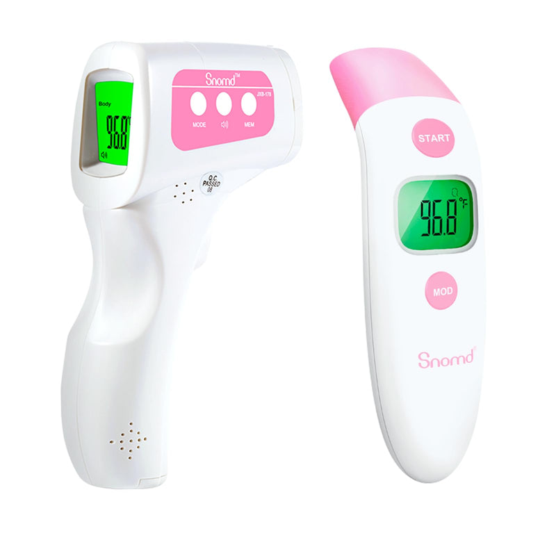 [Australia - AusPower] - [Value Bundle] Snomd Forehead Thermometer JXB-178 & Snomd Ear Thermometer for Adults and Kids ET003 