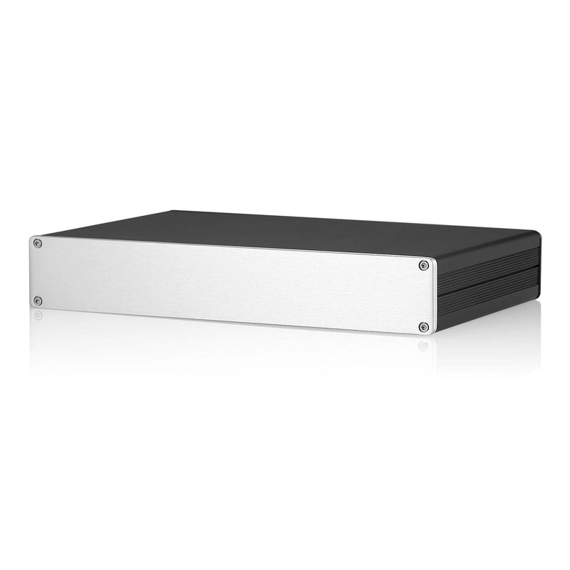 Aluminium Housing for DIY Amplifier DAC Home Amplifier Chassis Box, Controller Aluminium Box, Electronic Project Housing Circuit Board Box Split Type DIY Housing (259 x 168 x 43 mm) 259x168x43 mm