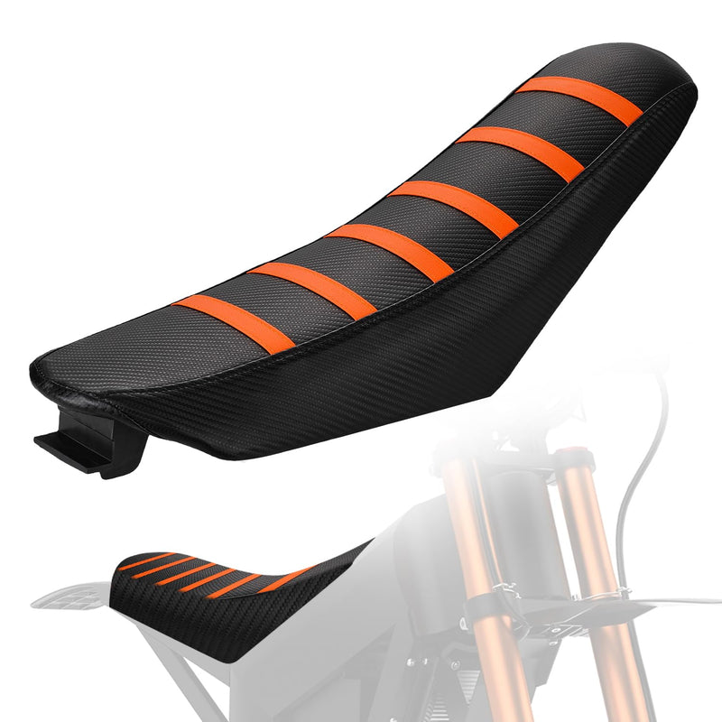 Non-Slip Seat Cover for Compatible Fit for Tuttio Tutti Tutto Soleil 01, Electric Dirt Bike Soft Seat Cover Orange