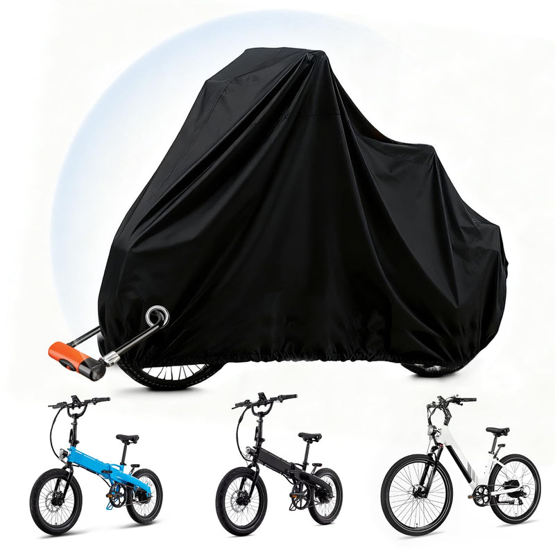 JERBOR All Season Cover for Lectric, Waterproof Outdoor Bicycle Storage Protector, Dustproof Windproof for Mountain Road Electric Bikes, Ebikes Accessories for Lectric