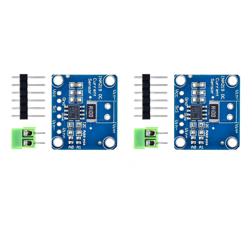 CJMCU-219 I2C Sensor Module (Pack of 2) 3-5.5V | Bi-directional current monitoring sensor, I2C interface, compatible with Arduino, power monitoring sensor module
