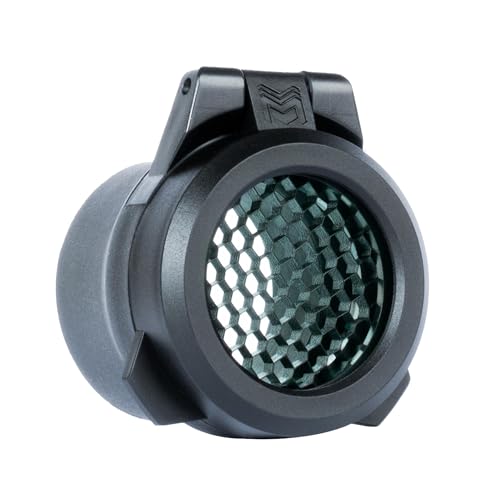 Monstrum Ultra Series Flip-Up Scope Lens Cover with Detachable Honeycomb ARD Objective Lens | 49-54 mm diameter