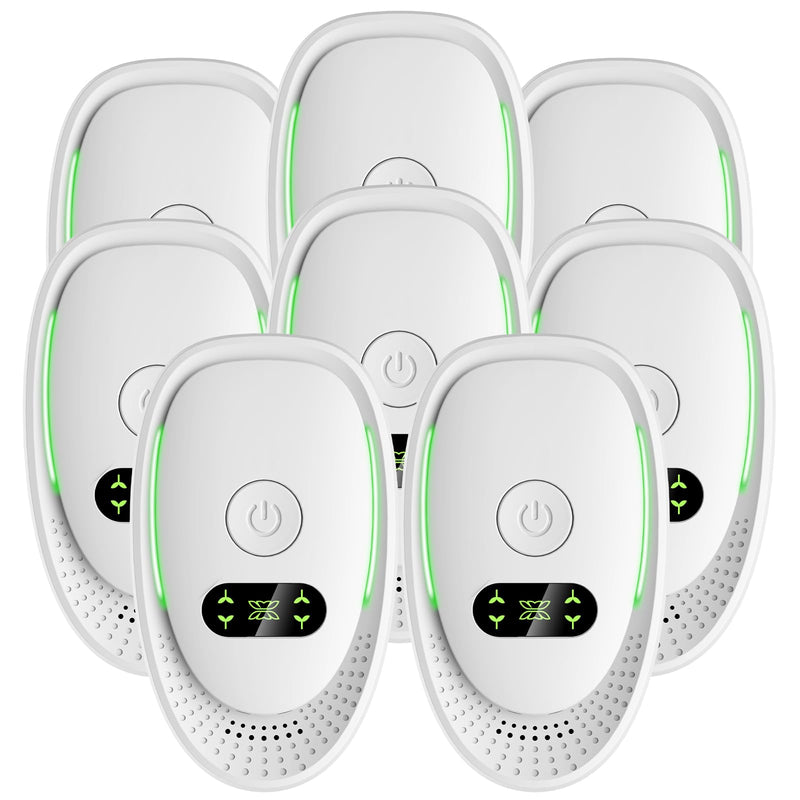 [Australia - AusPower] - 2026 Upgraded Air Ionizers for Dust Mites Smoke Pet Odor Plug in Air Purifiers for Home Silent Ionizer Air Cleaners & Room Deodorizer Plug in,Dust Mite Killer for Bedroom,Office,Kitchen,8 Pack 8 