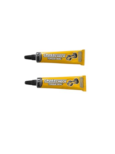 Cross Check Torque Seal tamper-proof indicator paste, yellow 2-pack for torque verification