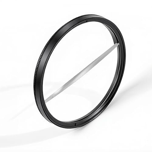 Lens Filter Split Diopter - Fractal Lens Prism & Half Blur Fx for Cinematic Photos DSLR Camera Lens Effects Filters (Split Diopter Filter, 82mm) Split Diopter Filter