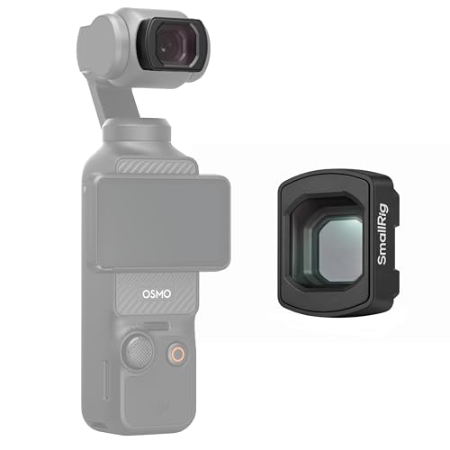 SmallRig 0.72X Wide-Angle Lens for DJI Osmo Pocket 4/3, Magnetic Attachment