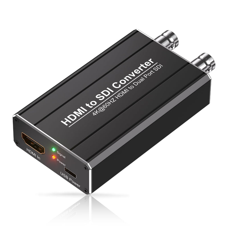 [Australia - AusPower] - HDMI to SDI Converter, Support Dual Port SDI Output, 4Kx2K/60Hz HDMI 2.0 Input and 3G-SDI/HD-SDI Output, Auto Format Detection & Audio Embedder 