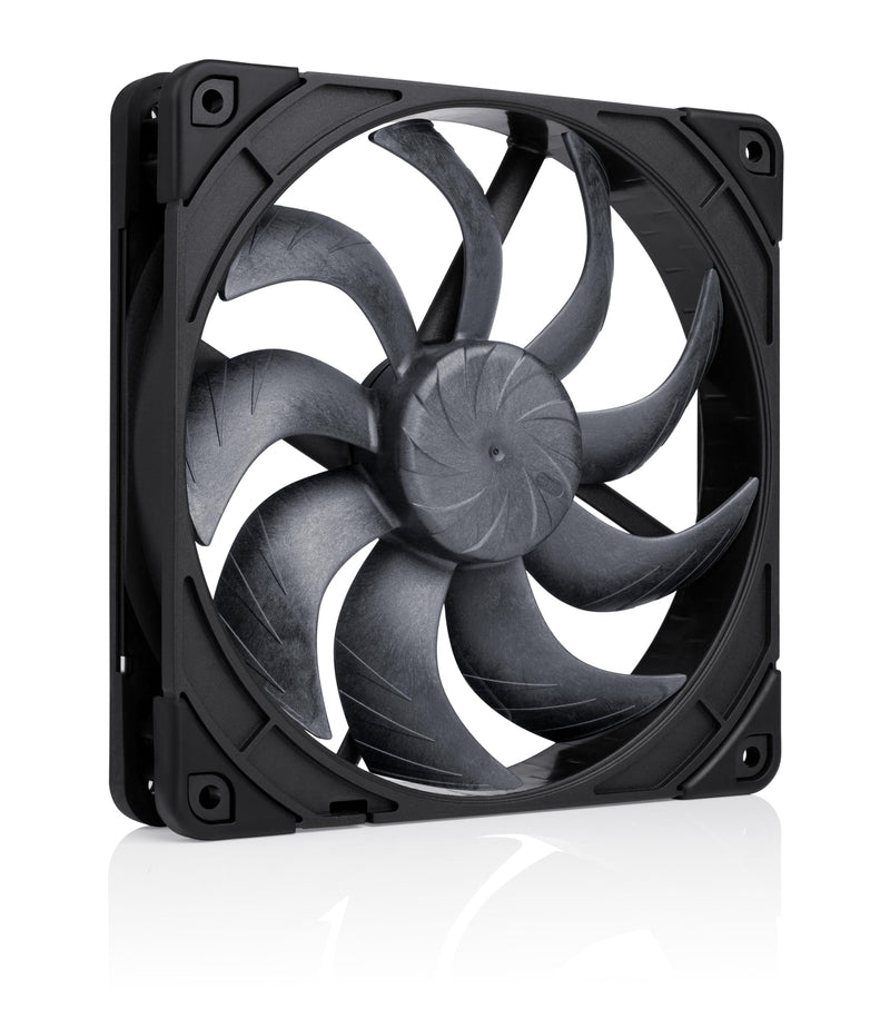 Noctua NF-A14x25 G2 PWM Chrome Max Black Quiet High Performance Fan 140 mm | High Air Flow & Jam Pressure, Low Noise, 25 mm Fan for Cooler/Radiators/Casing, Large Accessory Set, 1500RPM 4-Pin PWM