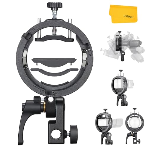 Godox S3 Speedlite Bracket, S2 Bracket Updated Version Bowens Mount Holder