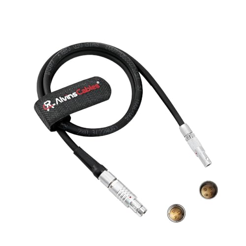 Alvin's Cables Teradek RT Latitude MDR Run Stop Cable for ARRI Alexa LF| Mini LF| Alexa 35| Alexa SXT Camera, for Sony Venice 2, 4 Pin to RS 3 Pin Control Cable, 60CM| 23.6inches for ARRI Alexa RS 3 Pin
