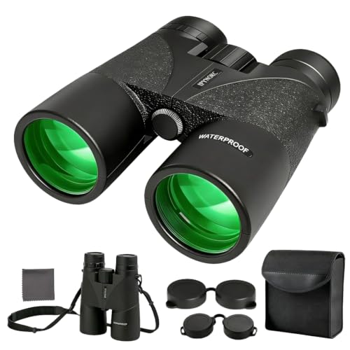 12x42 HD Binoculars for Adults, BAK4 Prism Waterproof Lightweight 12X42