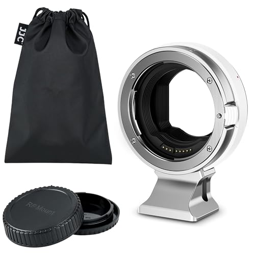 EF-EOS R Auto Focus Lens Mount Adapter for Canon EF EF-S to RF R50 Adapter White