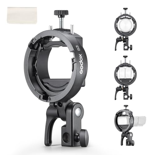 Godox S3 Bowens Mount Flash Bracket for V1 V100 AD100/200/300Pro Flash
