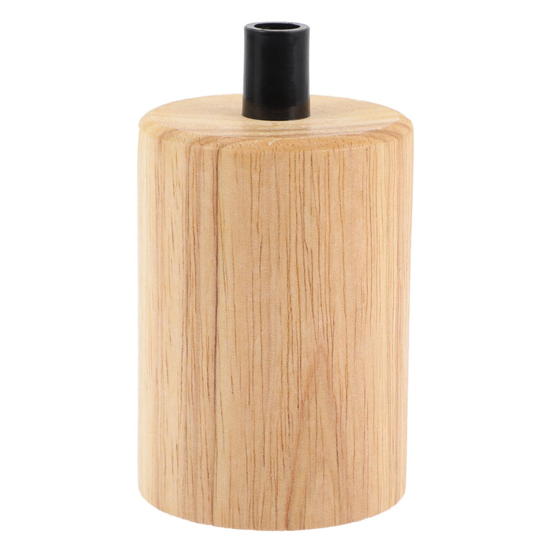Didiseaon Wooden Lamp Holder Vintage Lamp Base Made of Wood and Plastic Durable Stable Install for DIY Pendant Light Living Room Bedroom