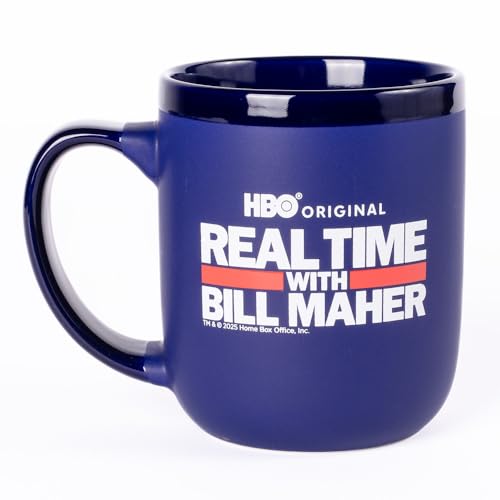 HBO Real Time with Bill Maher Season 23 Ceramic Mug, 16 oz. Coffee Cup - Officially Licensed