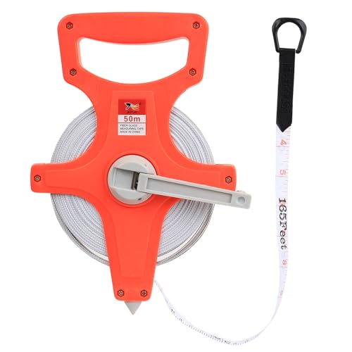 Fibreglass Tape Measure, 50 m/165 FT, Double Sided Scale