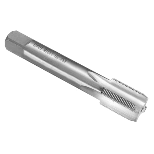 QUARKZMAN Metric Hand Tap M18 x 1 HSS6542(M2) Right Hand Middle Tap for Cast Iron, Copper, and Plastic | Metric right-handed middle tap for cast iron, copper, and plastic