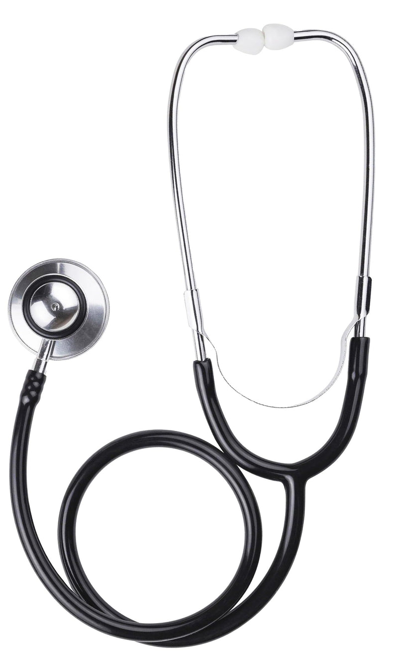 Premium Stethoscope, Medical Stethoscope for Doctor, Nursing Clinic, with Cold Protection Ring and Metal Bracket, Soundproofed and Nickel-Free, Auscultation Heart, Lungs, Baby (Double Head Double Head Blue