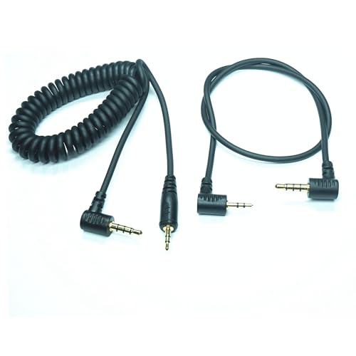 2.5MM-SL2 Shutter Release Cable is Suitable for Leica Camera SL2/SL2S/SL3/SL3S Focusing and Photography Cables It is Suitable for Connecting to Camera Remote Controls Such as JJC/Pixel 221/aodelan 2.5mm-SL2 2pcs