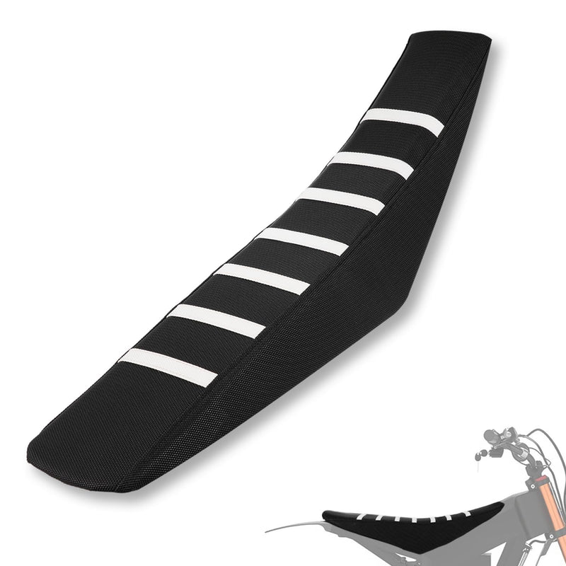 [Australia - AusPower] - Seat Cover for Tutti Soleil 01,PVC Non-Slip Dirt Bike Cushion Cover for Tuttio Soleil01 Electric Bike Off Road-Black Black 