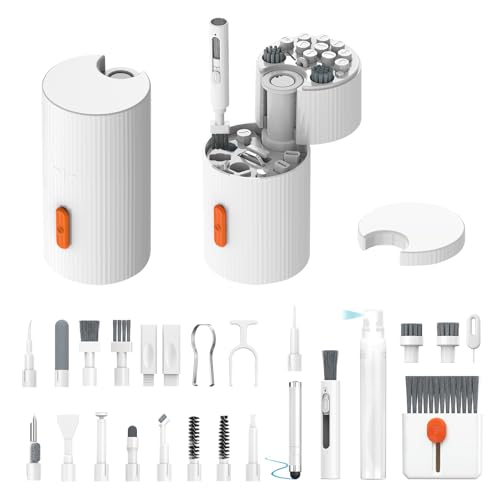 Electronic Cleaning Kit with Screen Spray Wiper and Keyboard Brush