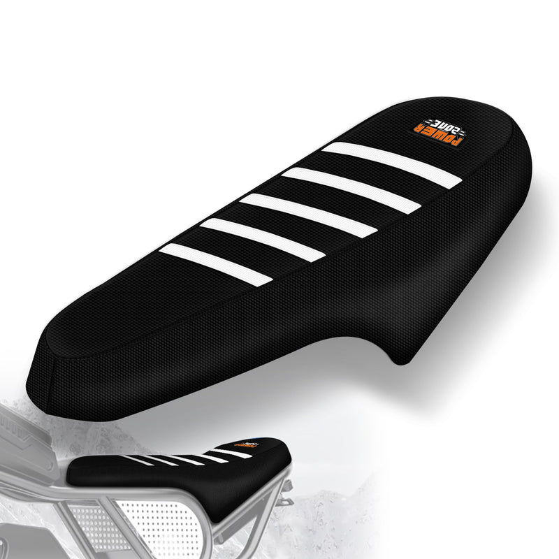 Electric Bike Seat Cover Compatible with Ridstar Q20 E Bike Non-Slip Anti-UV (Black-White) Black-White