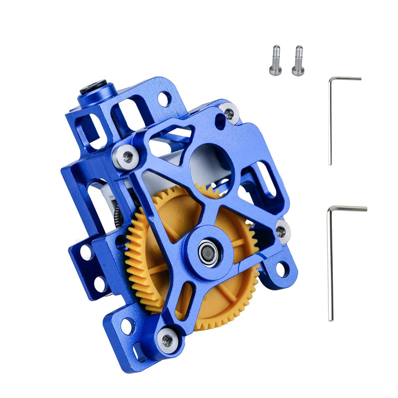 Bamboo Lab x1 p1 Metal Extruder Kit CNC Metal Hollow Lightweight Extruder Shell for Bamboo Lab X1/P1 Series,3D Printer with Hardened Steel Extrusion Dual Gear for Increased Extrusion Force with