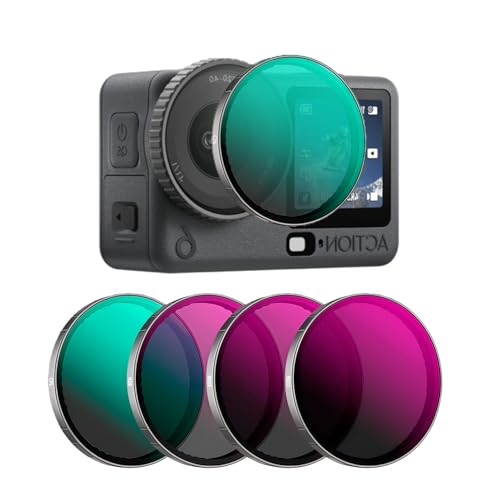 CPL ND8 ND16 ND32 Snap-On Filter Kit Compatible for DJI Osmo Action 6