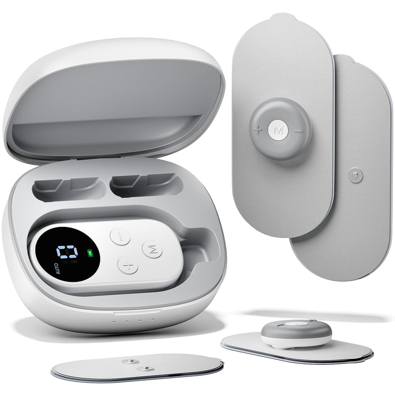 Betife Wireless TENS Unit Muscle Stimulator, TENS Machine for Back Pain with 6 Modes, 16 Intensity Levels, Reusable Electrode Pads & Remote Control, Perfect for Office, Gym, Travel