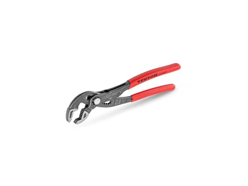 TEKTON 7-inch angle nose push button adjustable slip-joint pliers, PGA36307