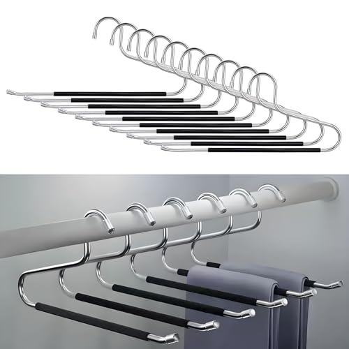 10 Pcs Heavy Duty Hanger, Quilt Hangers for Wall Hangings, Heavy Duty Hangers for Quilts,Pants, Jeans, Skirts Scarfs Comforters, Table Cloths, Towels (Extended Wide: 15 inches)