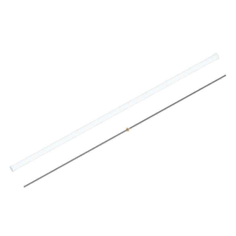 [Australia - AusPower] - uxcell 1100mm Tr8X1 Lead Screw with Brass Nut (1mm Pitch, 1 Start, 1mm Lead), 304 Stainless Steel Screw Bar Printer Upgrade Parts with Plastic Packaging Tube, Silver 