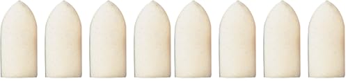 Dremel 422 Polishing Tip Accessory Set for Multifunctional Tool with 4 Polishing Tips Diameter 9.5 mm for Cleaning and Polishing Silver, Steel, Brass, Plexiglas, Plastic, Gold, Aluminum, Metal Pack of 2 Dremel 422 polishing tip