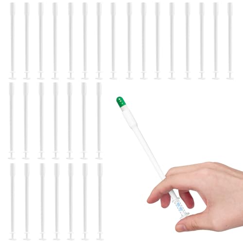 Pack of 30 Disposable Vaginal Cream Applicators for Approx. 1cm Capsules | Hygienic syringe for Vagisan lactic acid suppositories, hygienic thread applicators for most suppositories
