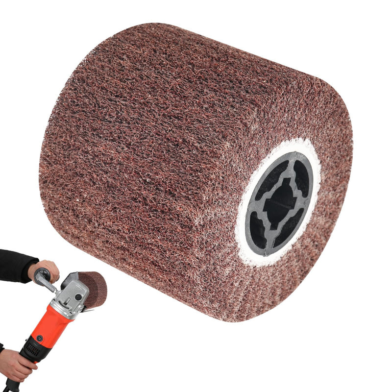 120 Grit Satin Roller, 120 x 100 mm Satin Brush Sanding Sleeves for Sanding Rollers Sanding Rollers Ideal for Matting Sanding Satin